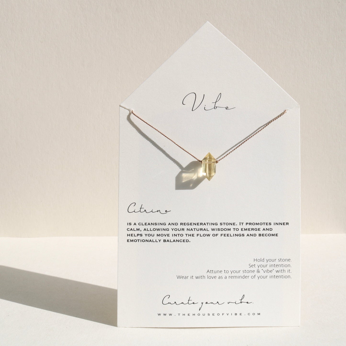 CITRINE Vibe Necklaces