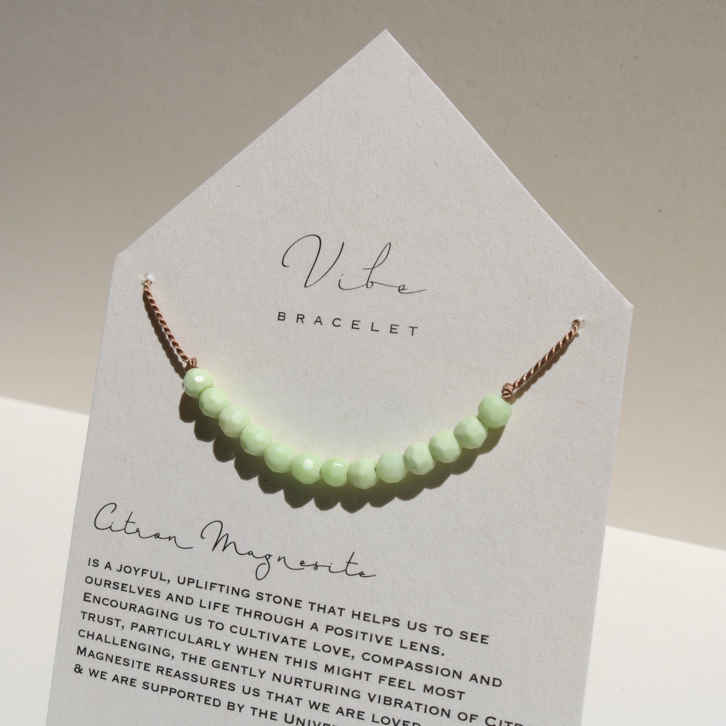 CITRON MAGNESITE | VERY LIMITED Vibe Bracelets