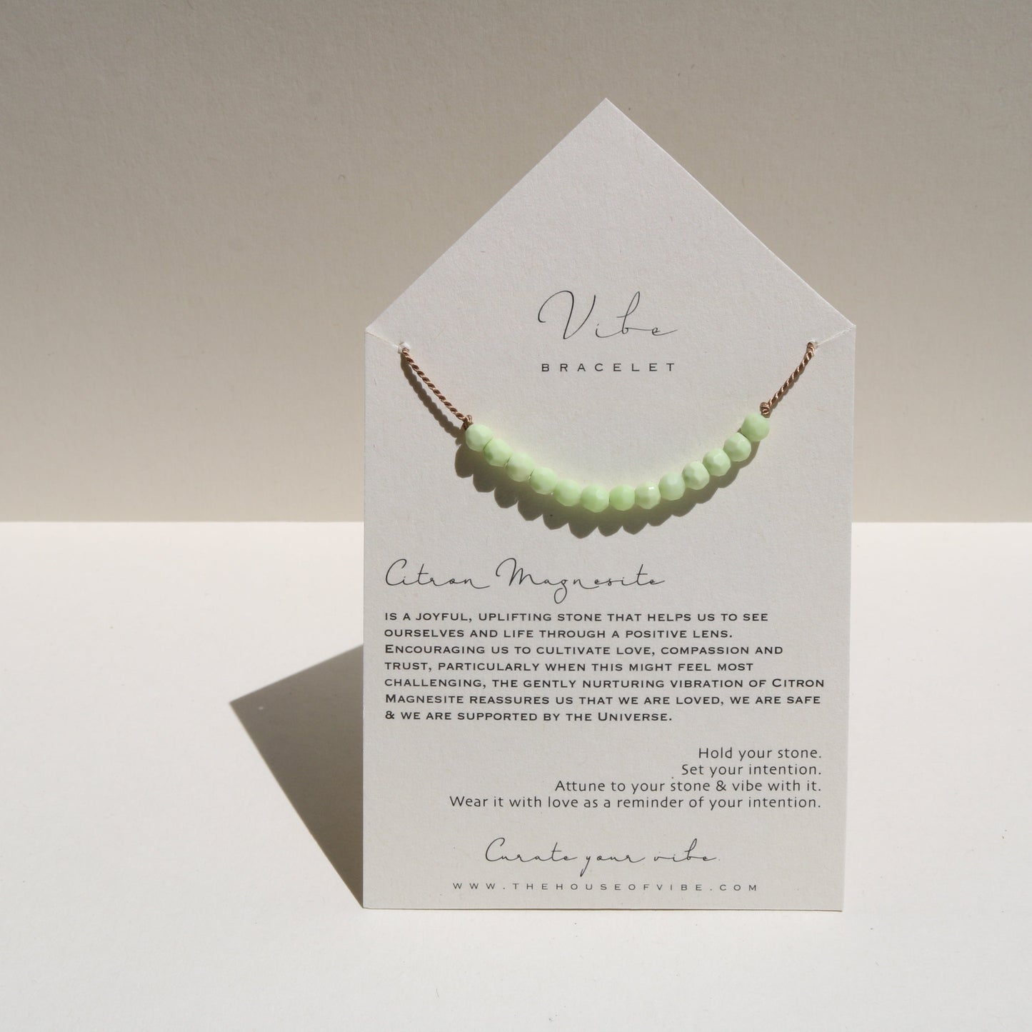CITRON MAGNESITE | VERY LIMITED Vibe Bracelets