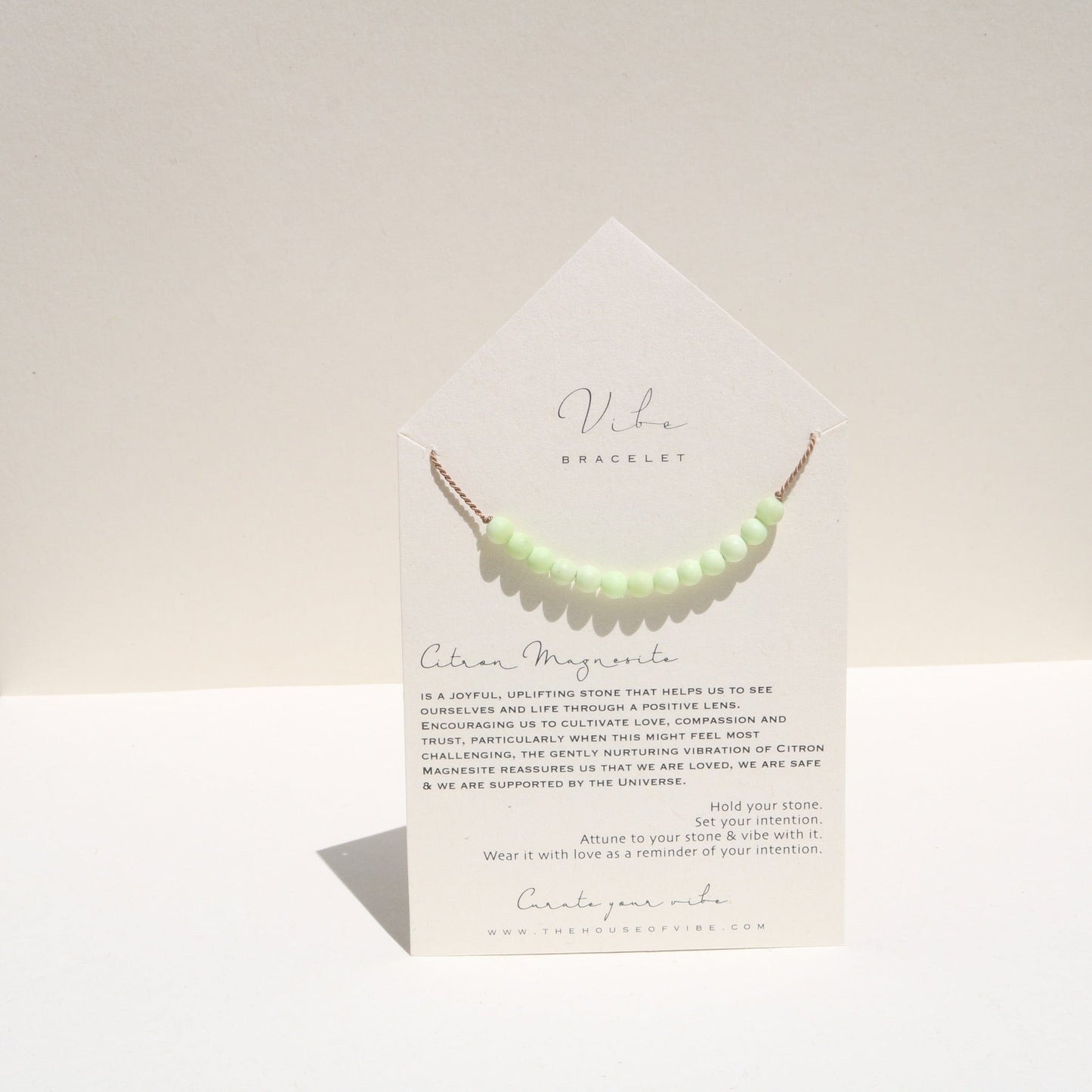 CITRON MAGNESITE | VERY LIMITED Vibe Bracelets
