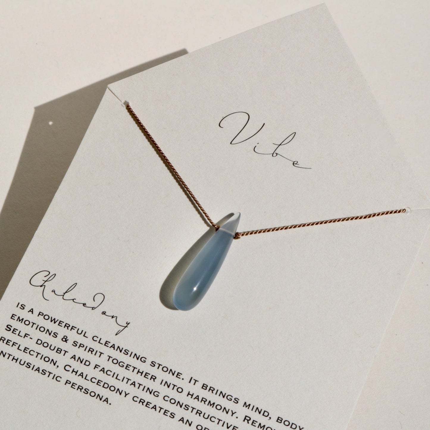 Copy of CHALCEDONY | MOSS GREEN Vibe Necklaces