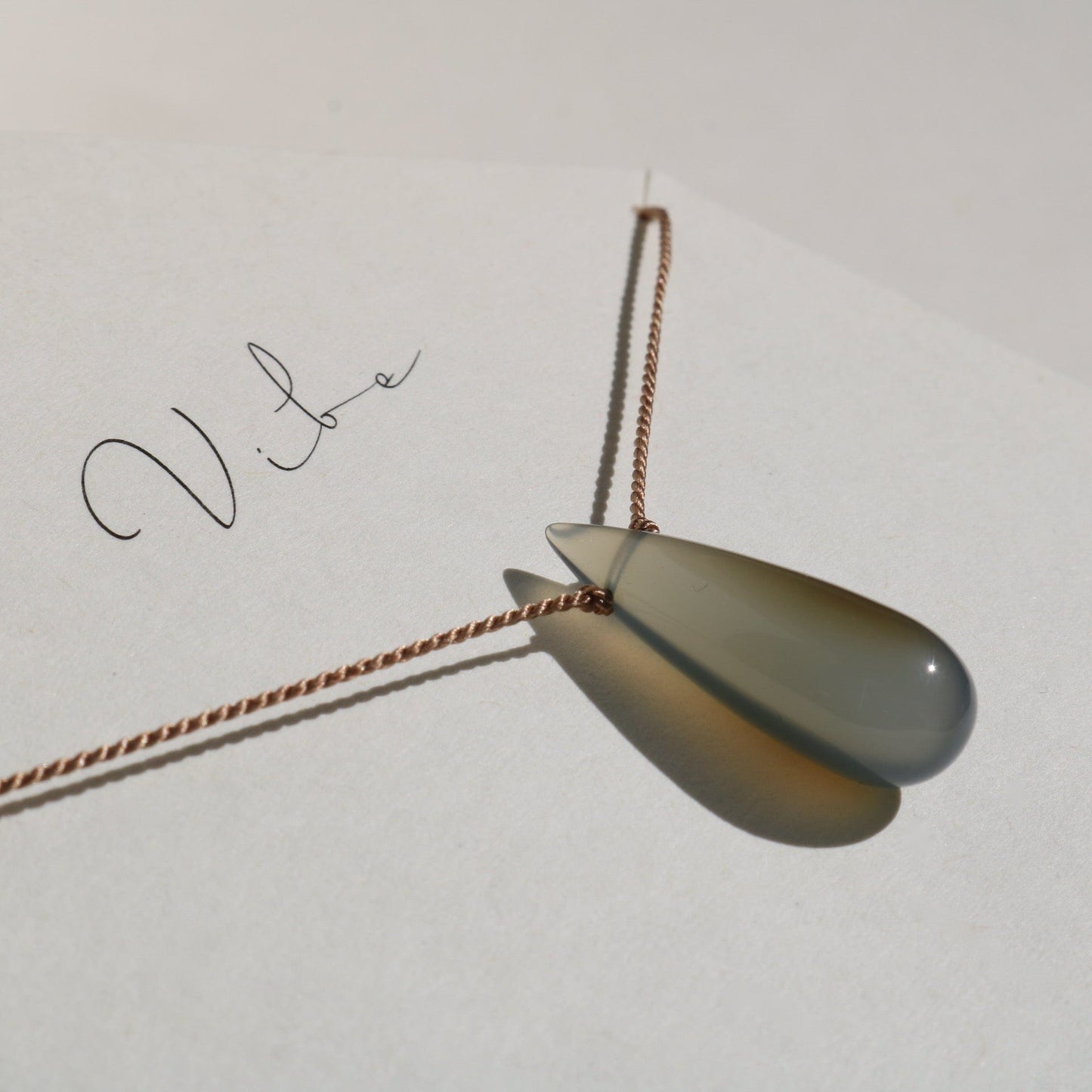 Copy of CHALCEDONY | MOSS GREEN Vibe Necklaces
