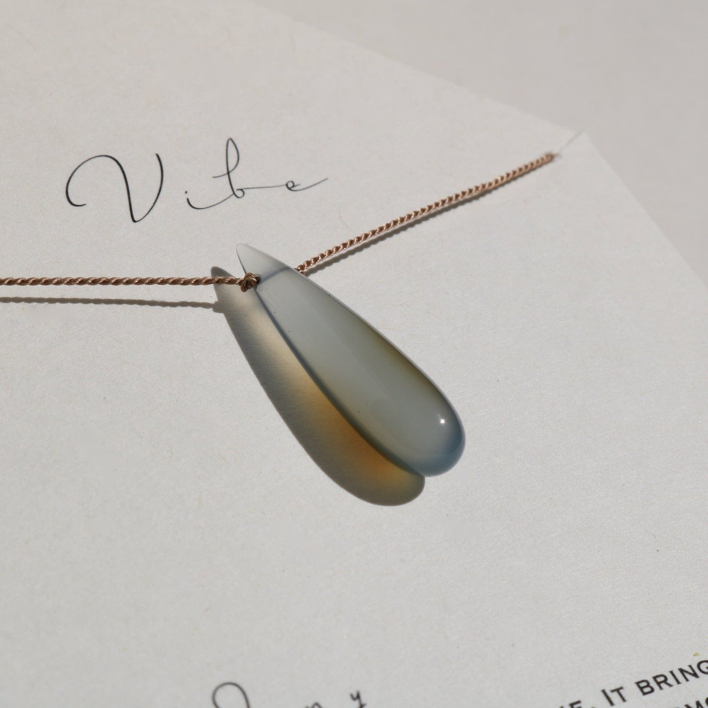Copy of CHALCEDONY | MOSS GREEN Vibe Necklaces