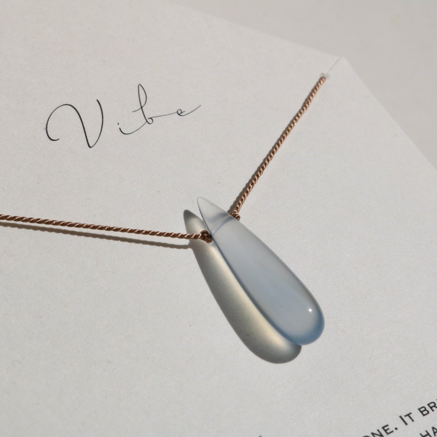 Copy of CHALCEDONY | MOSS GREEN Vibe Necklaces
