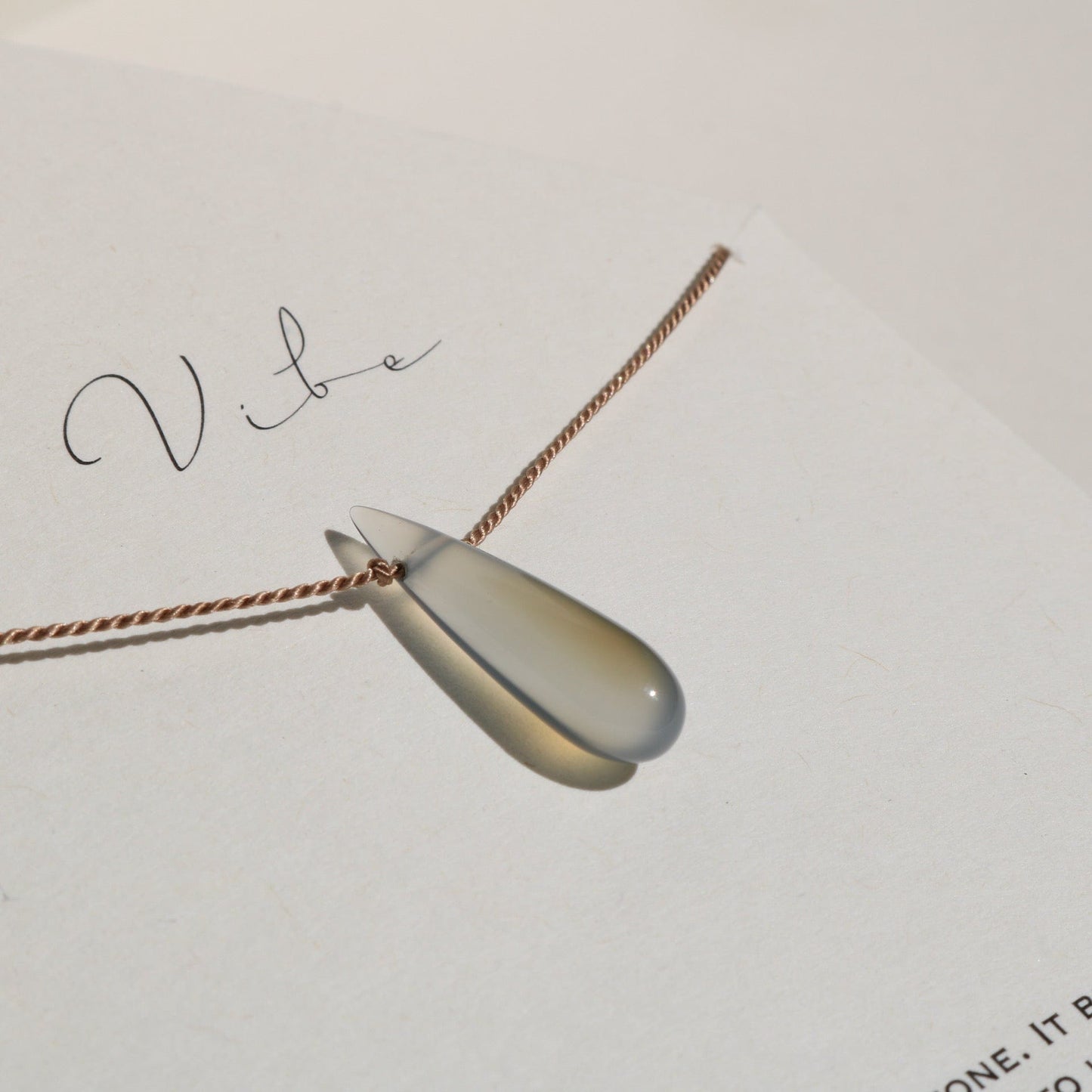 Copy of CHALCEDONY | MOSS GREEN Vibe Necklaces