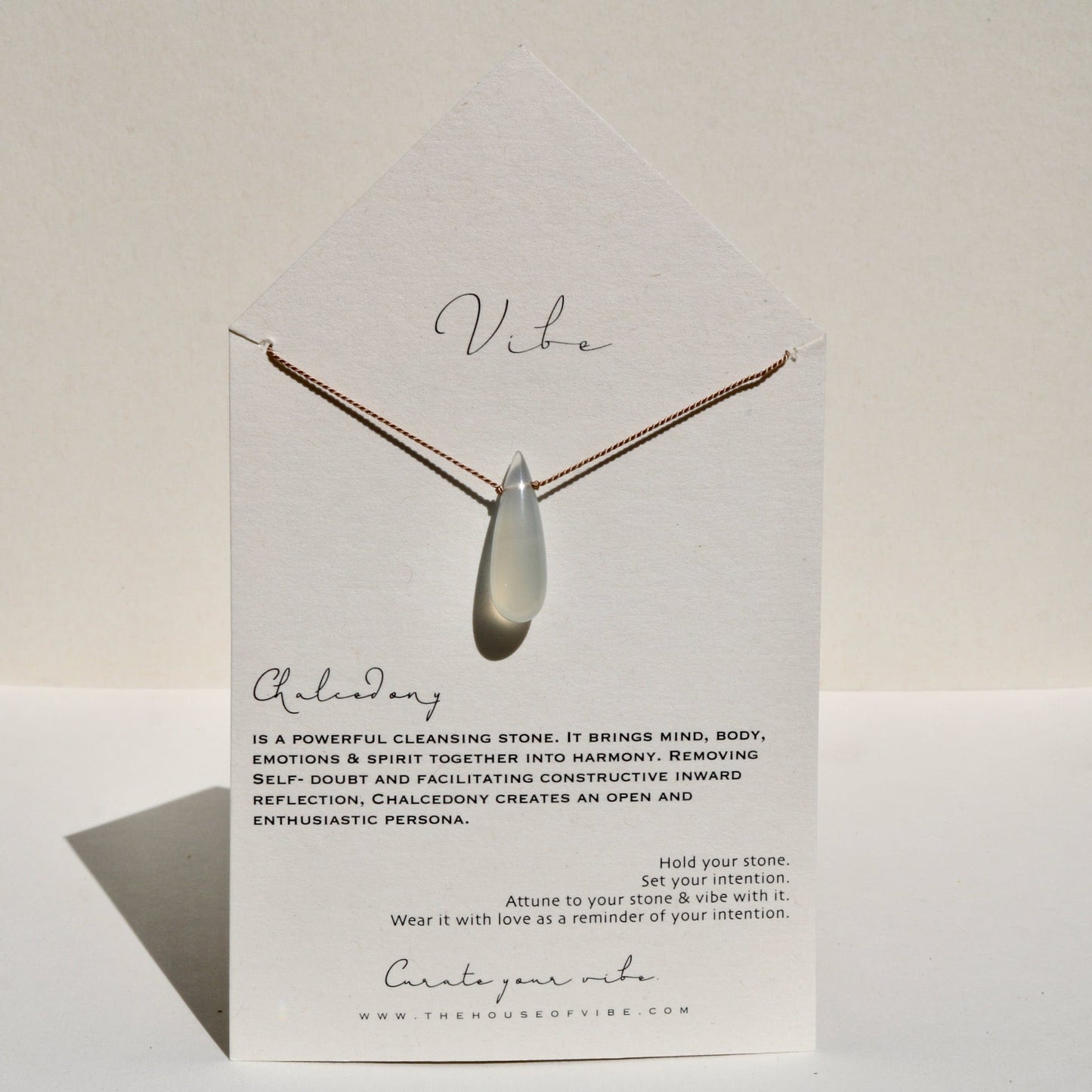 Copy of CHALCEDONY | MOSS GREEN Vibe Necklaces