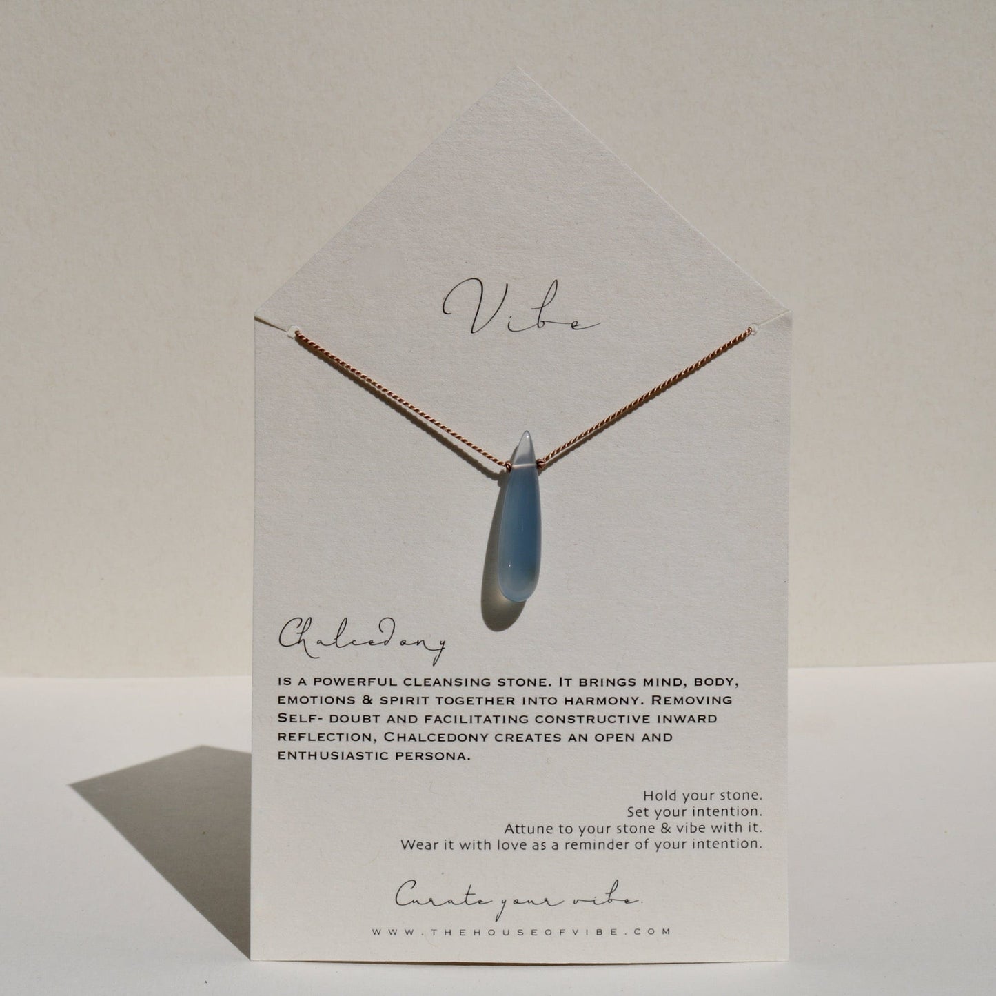 Copy of CHALCEDONY | MOSS GREEN Vibe Necklaces