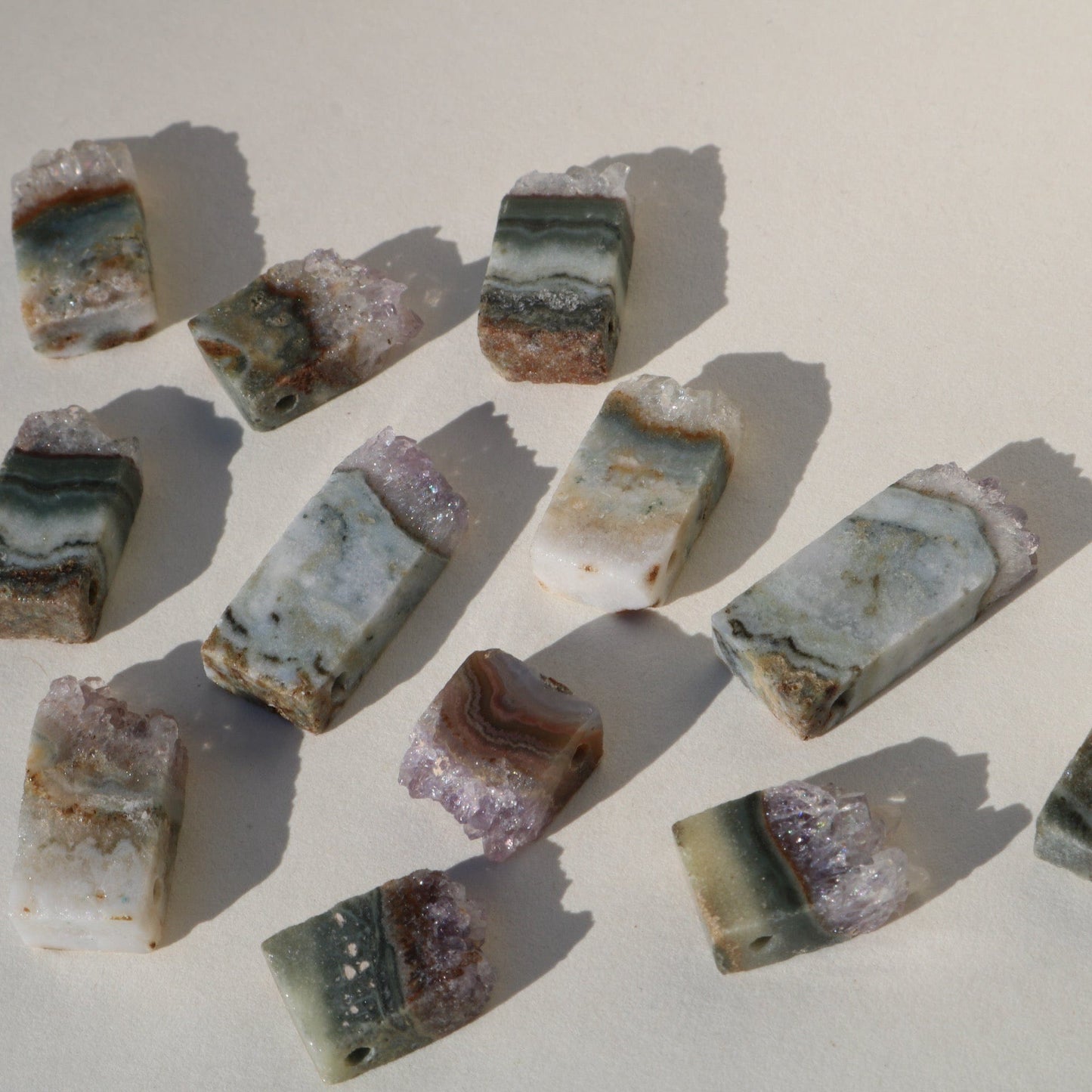 DRUZY AMETHYST SLICE Vibe Necklaces