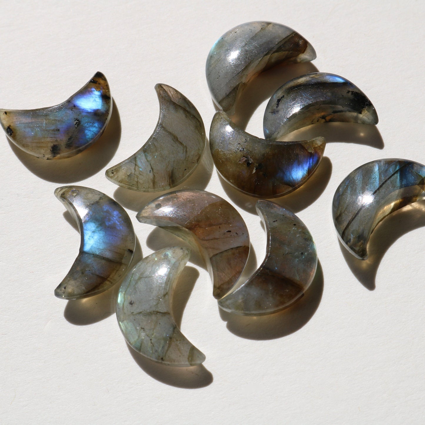 LABRADORITE MOON Vibe Necklaces