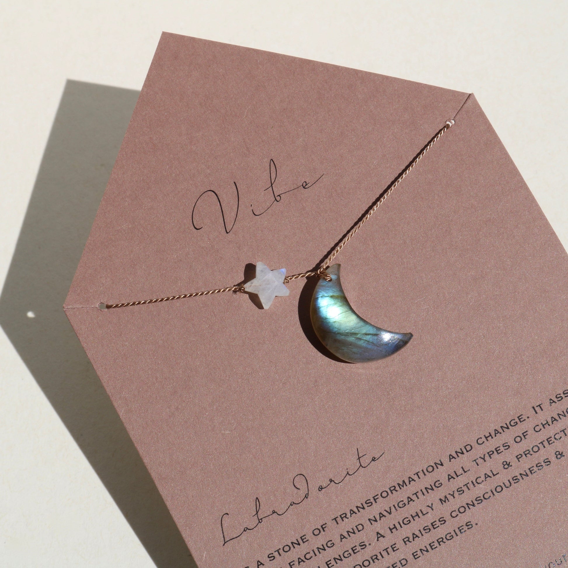 LABRADORITE MOON Vibe Necklaces