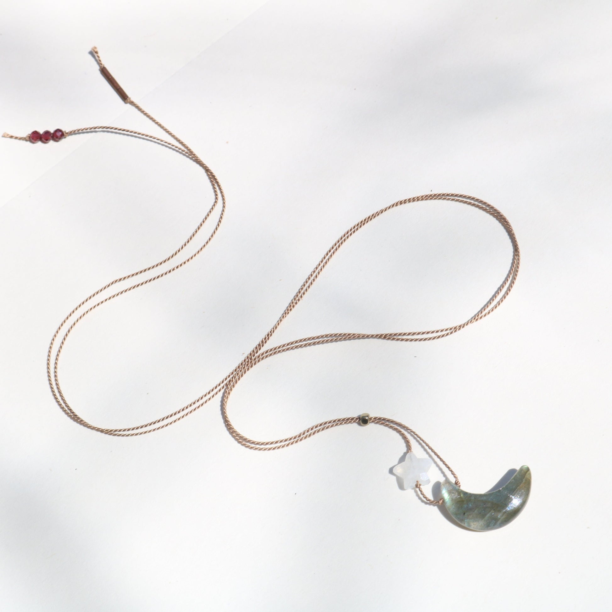 LABRADORITE MOON Vibe Necklaces
