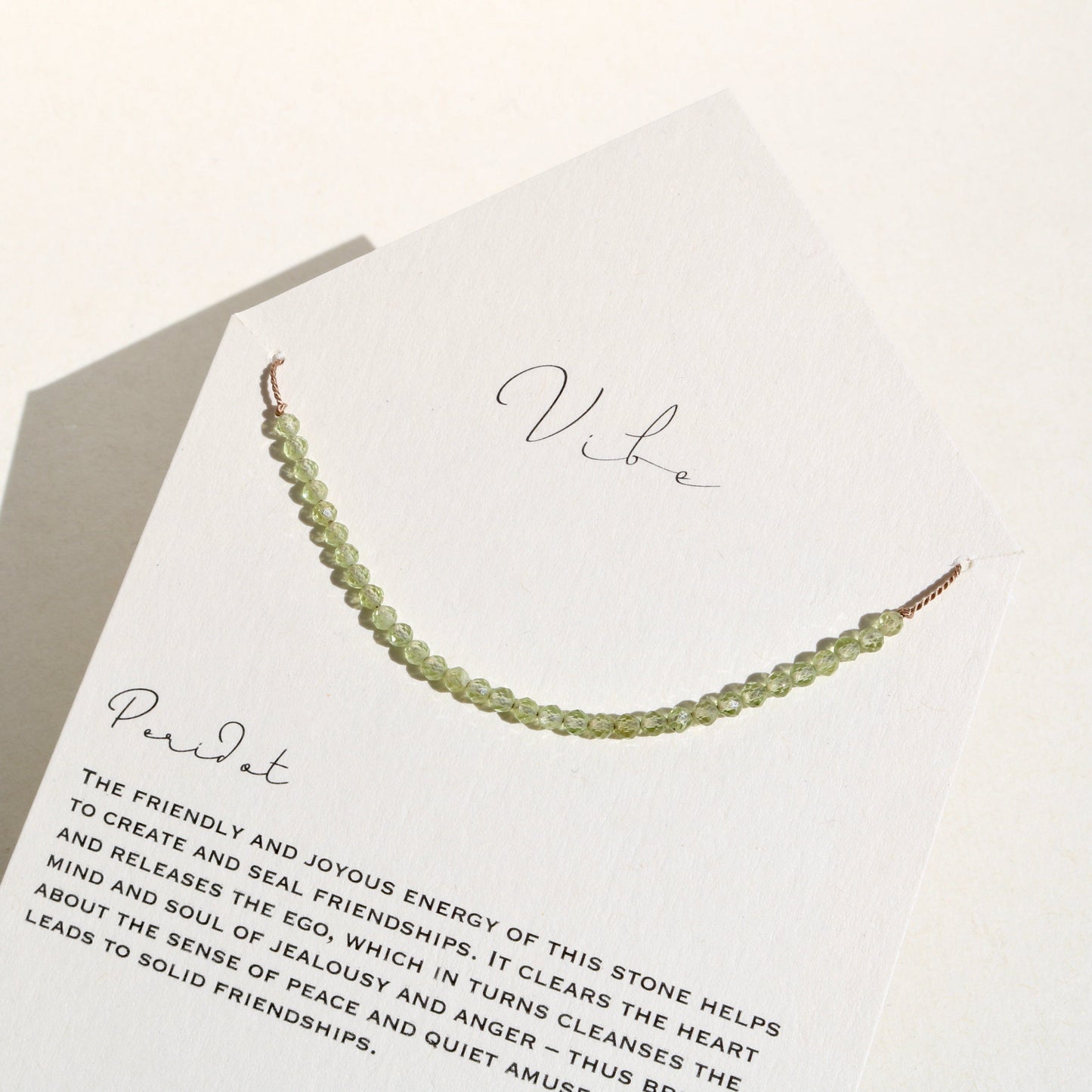 PERIDOT Vibe Necklaces