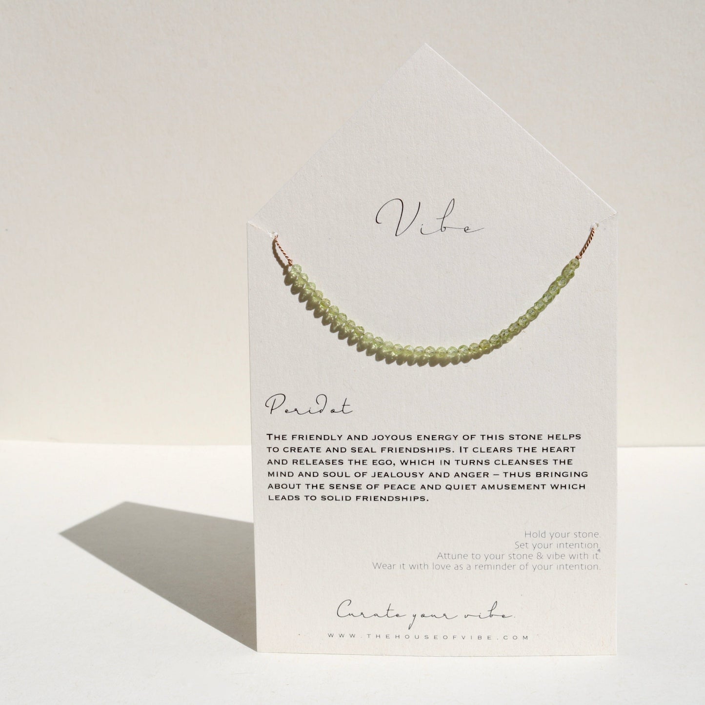 PERIDOT Vibe Necklaces