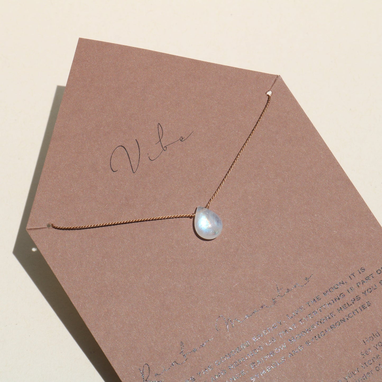 RAINBOW MOONSTONE Vibe Necklaces
