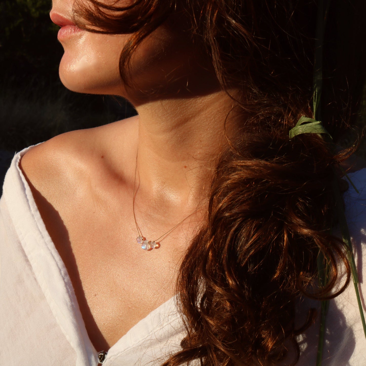 RAINBOW MOONSTONE Vibe Necklaces