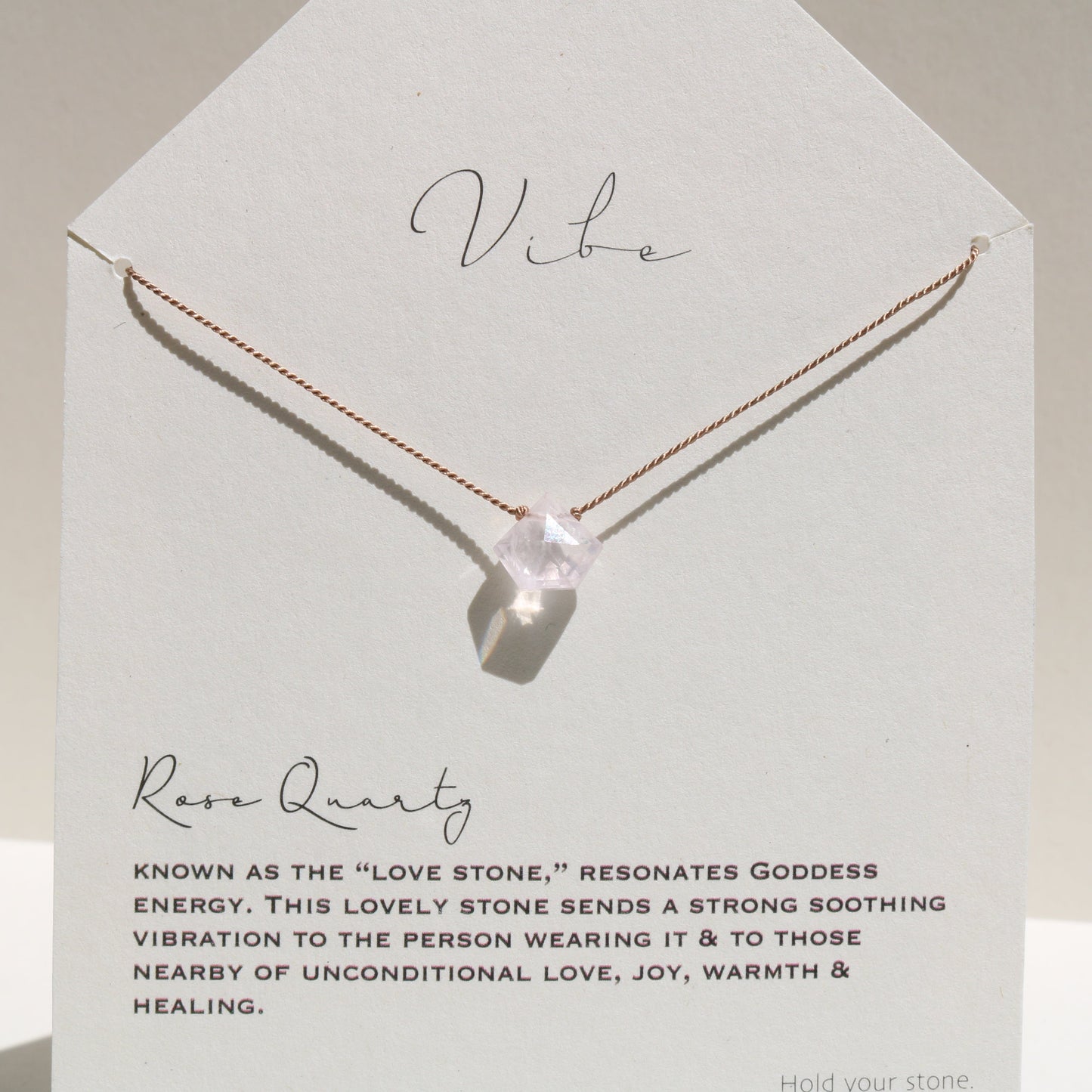 ROSE QUARTZ Vibe Necklaces