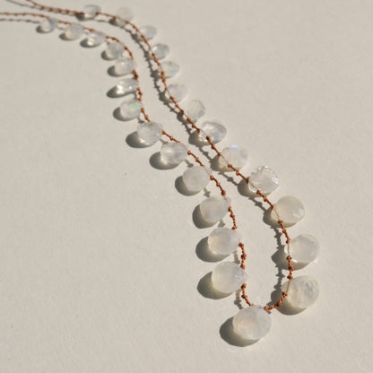 Rainbow Moonstone, Drops