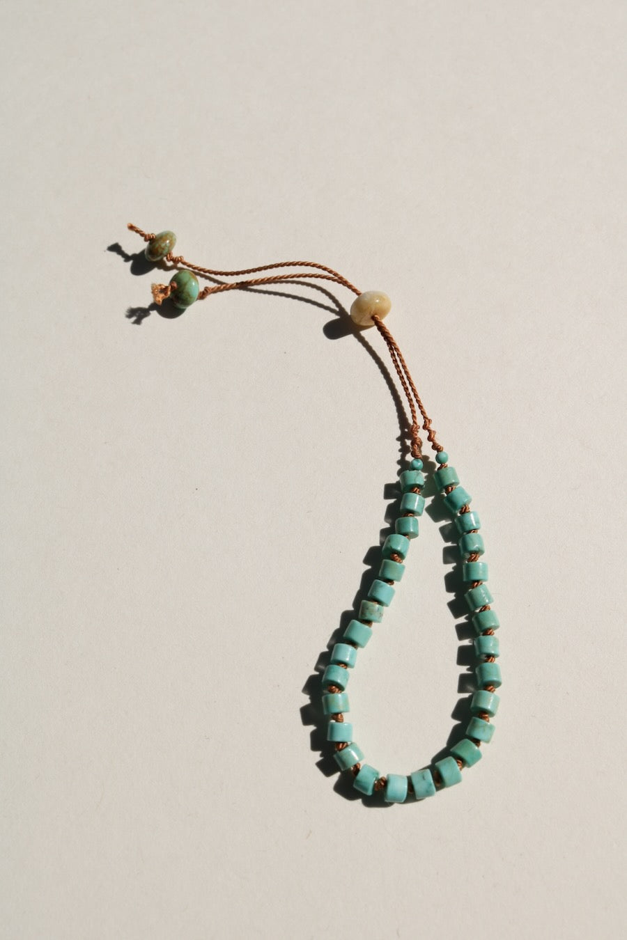 Turquoise, Smooth Heishi Bracelet