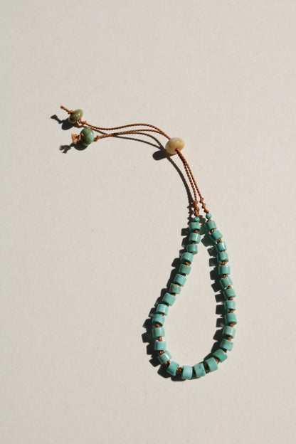 Turquoise, Smooth Heishi Bracelet