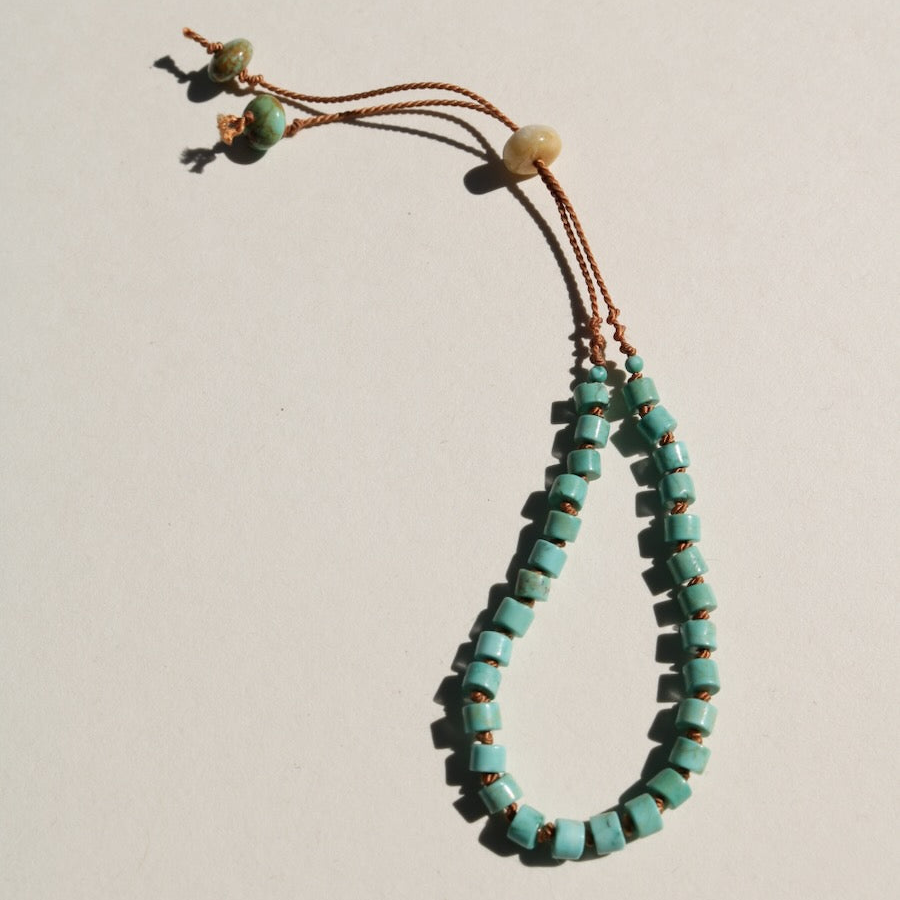 Turquoise, Smooth Heishi Bracelet