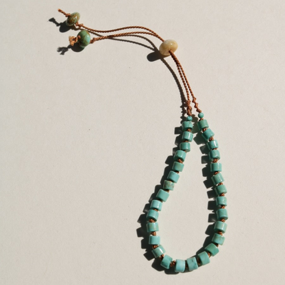 Turquoise, Smooth Heishi Bracelet
