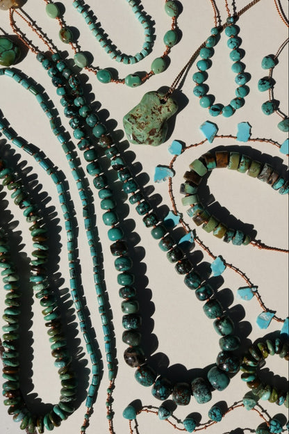 Turquoise, Smooth Drops