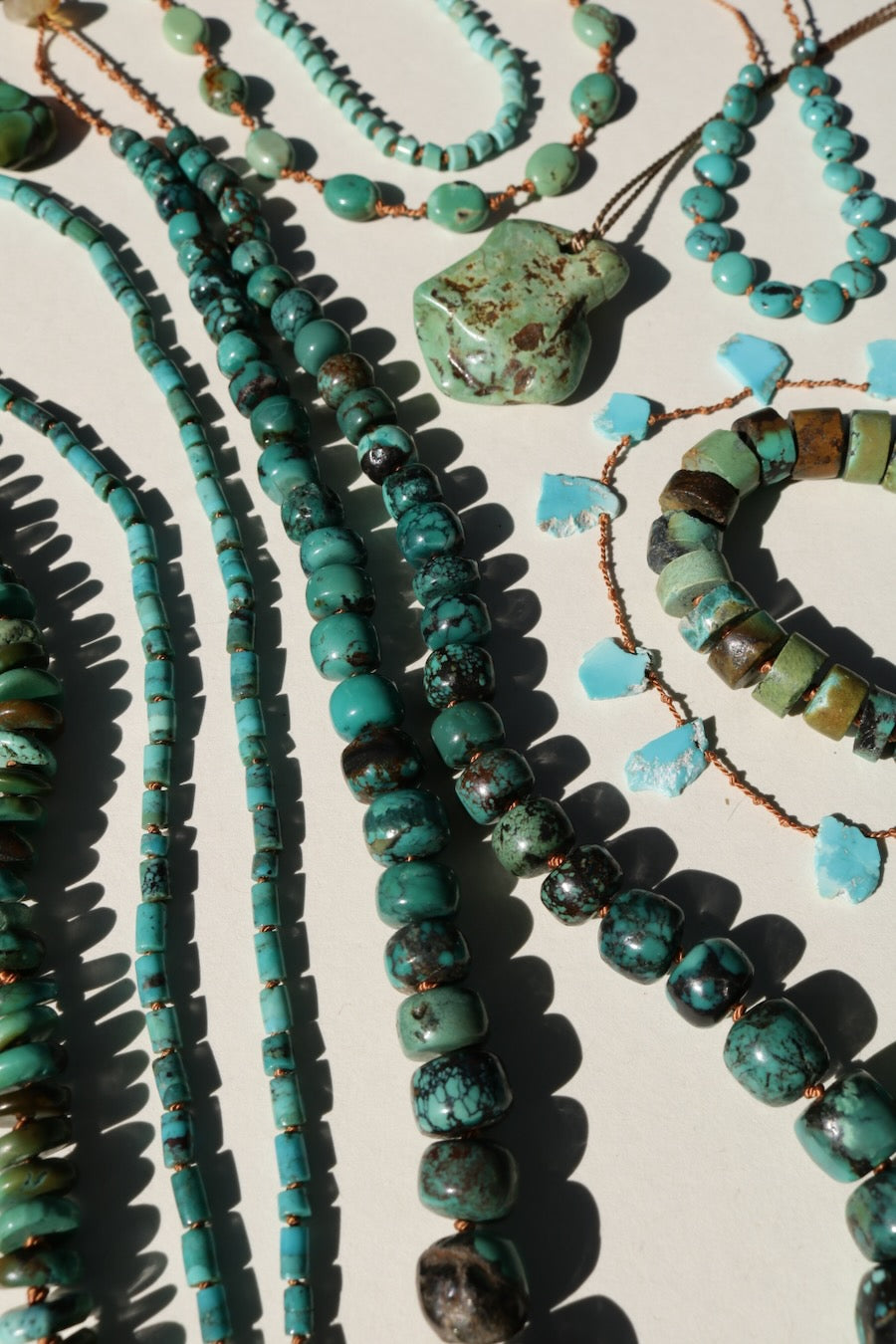 Turquoise, Smooth Tubes