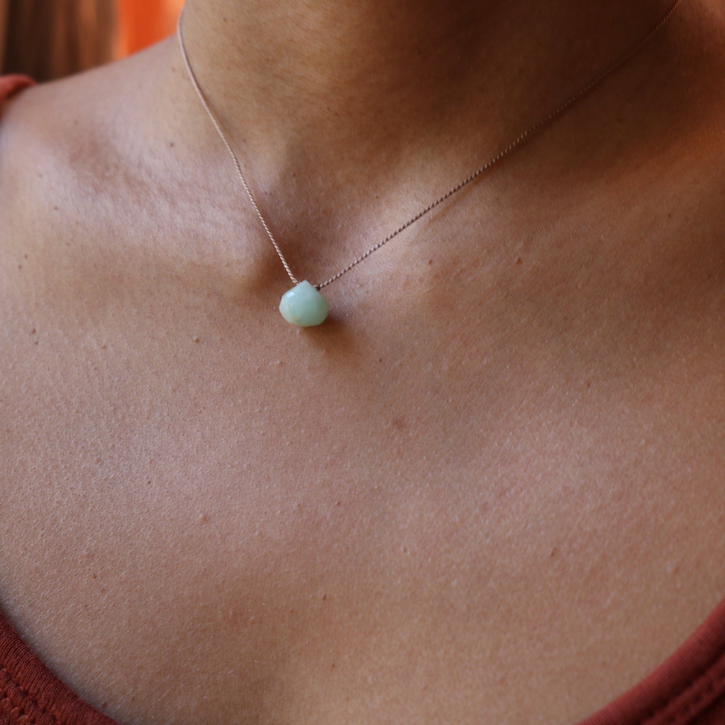 AMAZONITE KISS NECKLACE Vibe Necklaces