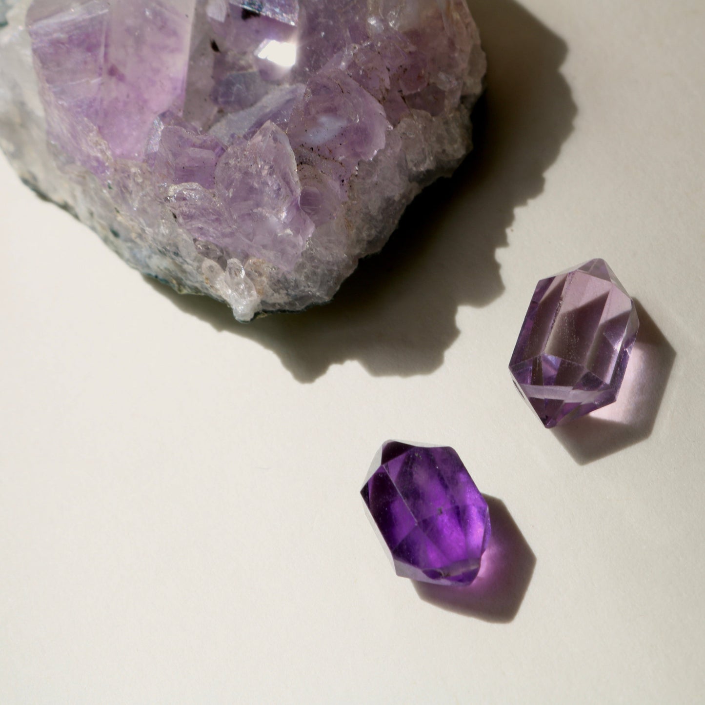 AMETHYST DOUBLE TERMINATED POINT Vibe Necklaces