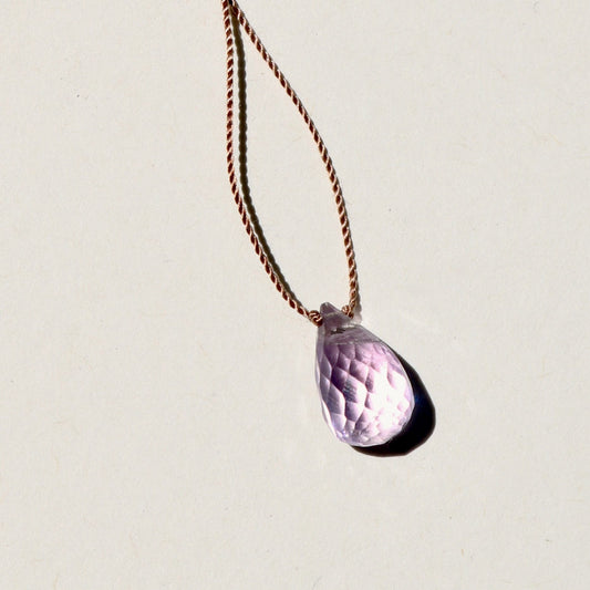 Amethyst, Drop Vibe Necklace