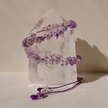 AMETHYST POLISHED PEBBLES NECKLACE | SPECIAL EDITION Vibe Necklaces