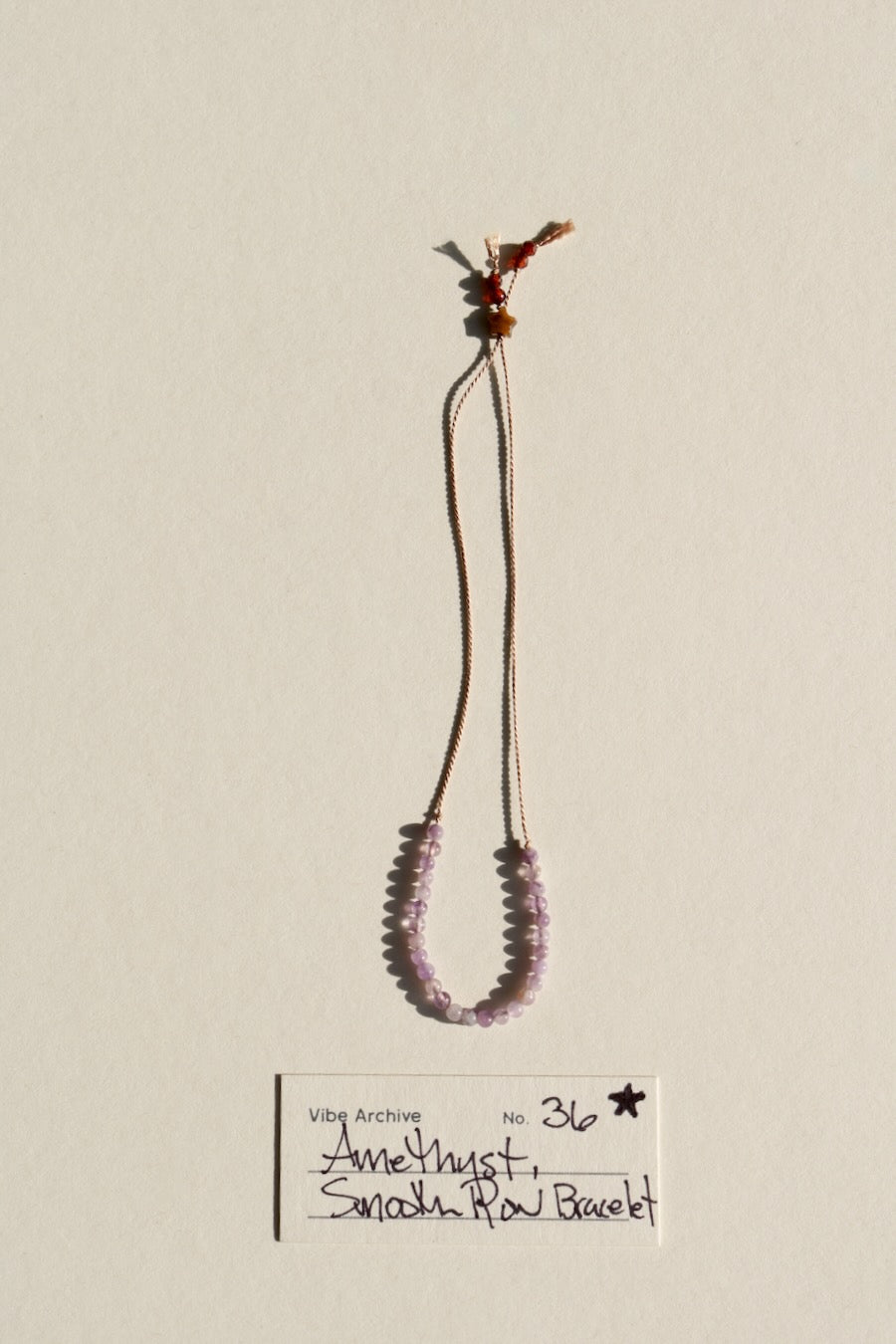 Amethyst, Smooth Row Bracelet | Archive No. 36
