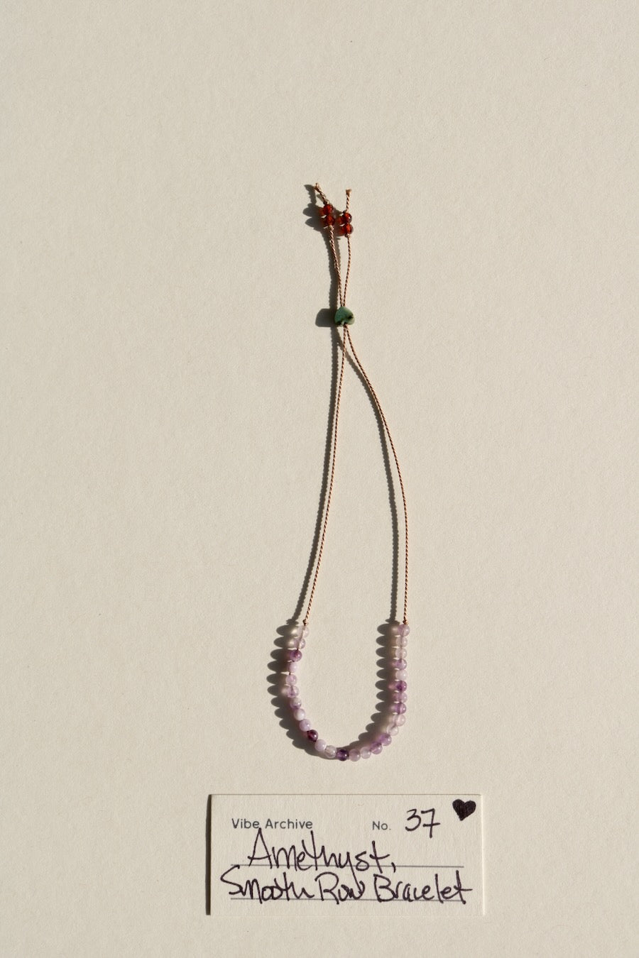 Amethyst, Smooth Row Bracelet | Archive No. 37