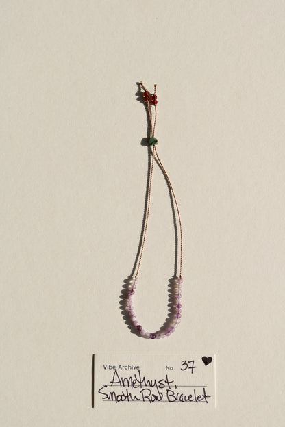 Amethyst, Smooth Row Bracelet | Archive No. 37