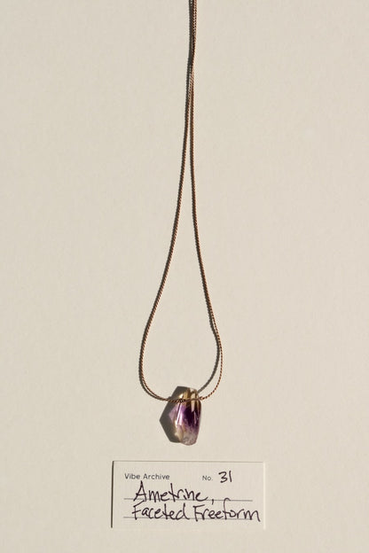 Ametrine, Faceted Freeform | Archive No. 31
