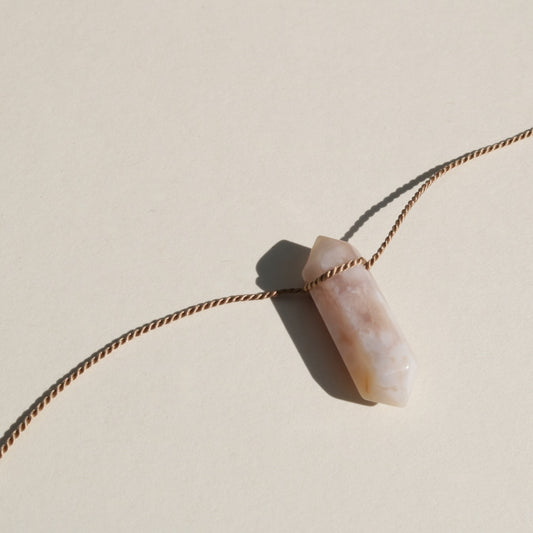 Flower Agate, Double Point | Archive No. 24