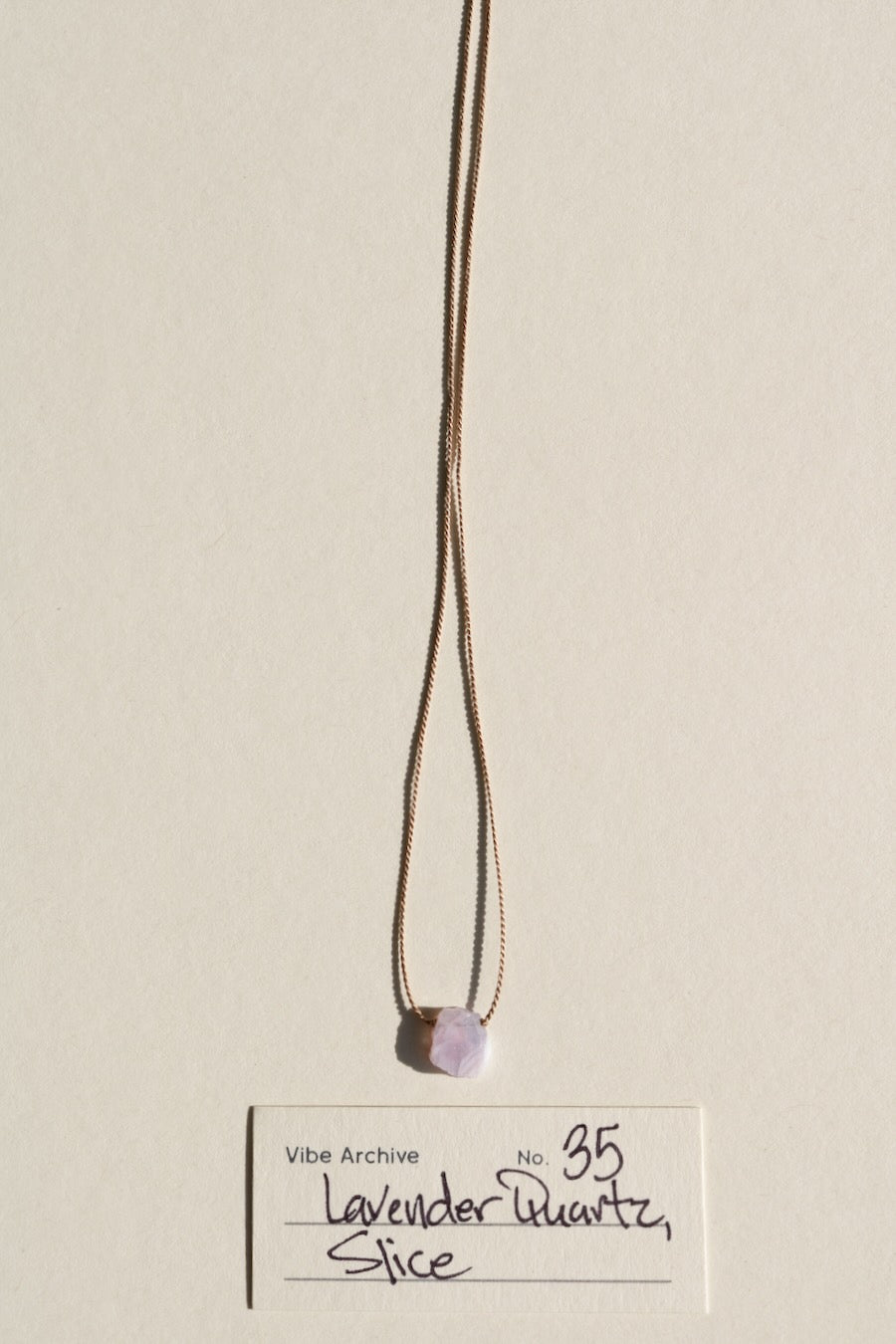 Lavender Quartz, Slice | Archive No. 35