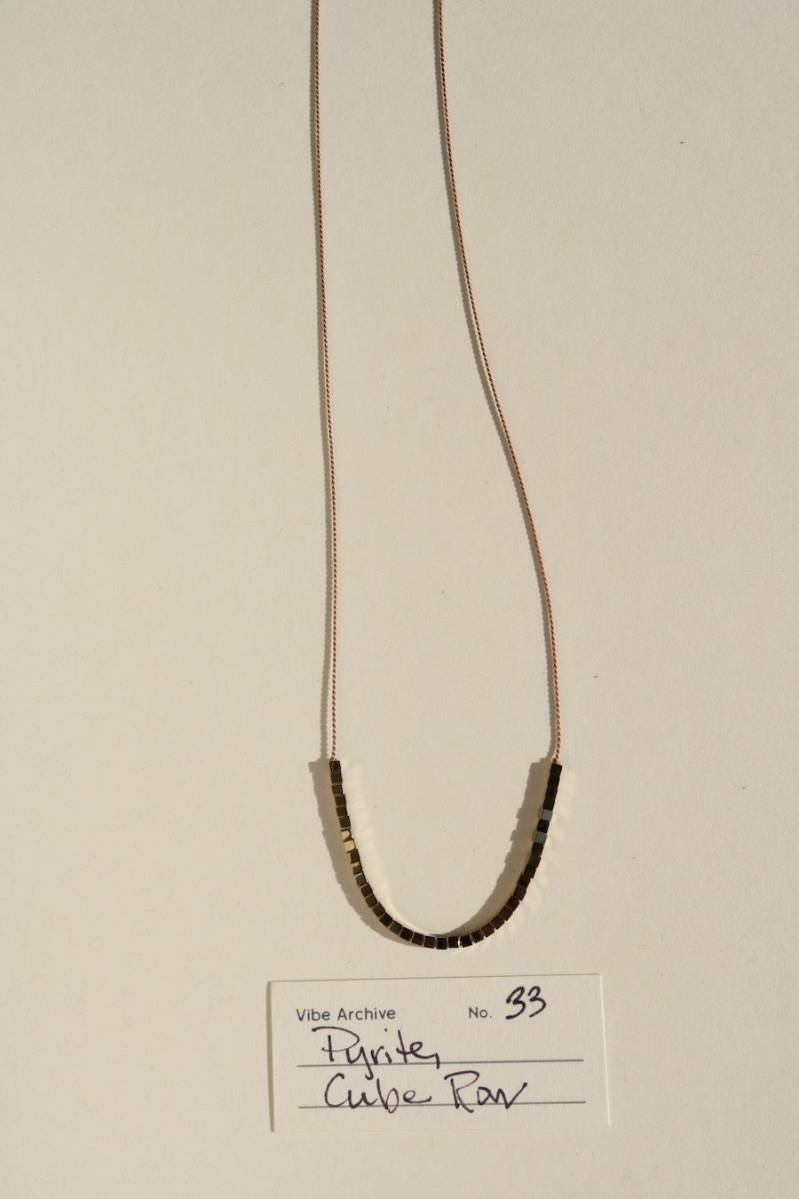 Pyrite, Cube Row | Archive No. 33