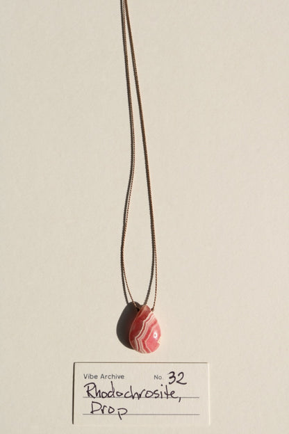 Rhodochrosite, Drop | Archive No. 32