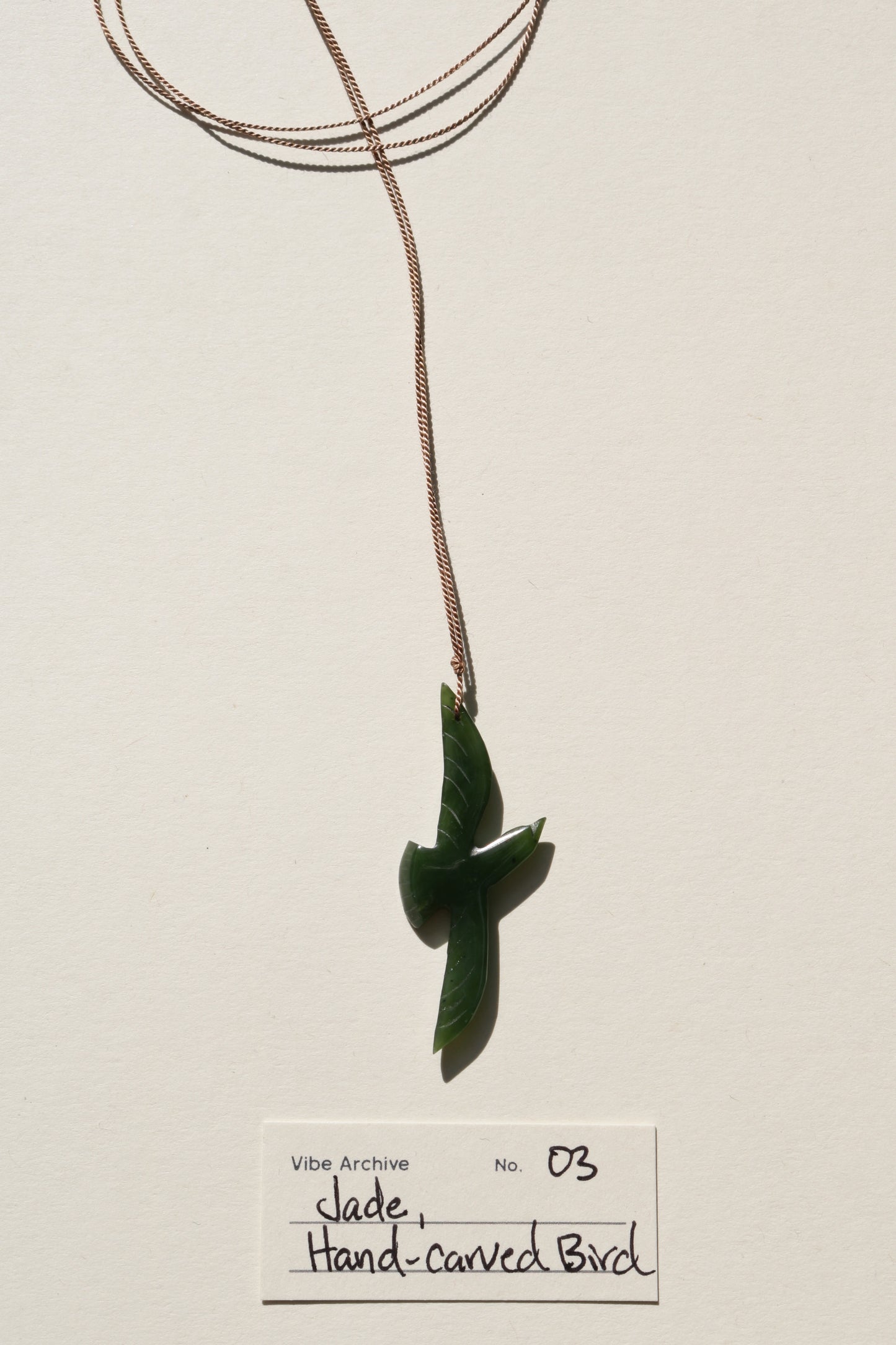 Jade, Bird | Archive No. 03