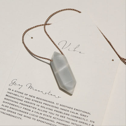Grey Moonstone, Double Point | Archive No. 11