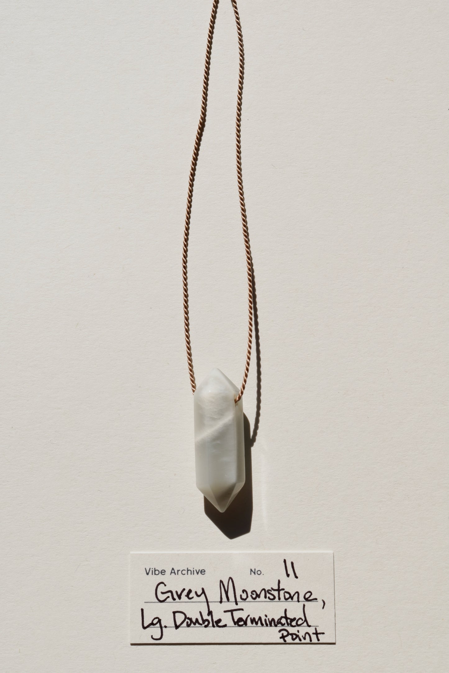 Grey Moonstone, Double Point | Archive No. 11