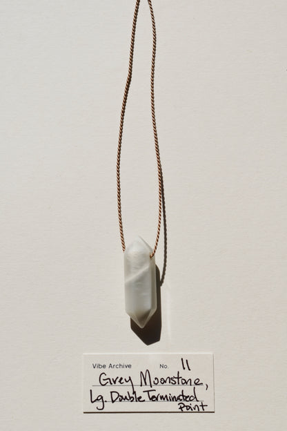 Grey Moonstone, Double Point | Archive No. 11