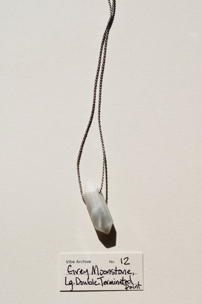 Grey Moonstone, Double Point | Archive No. 12