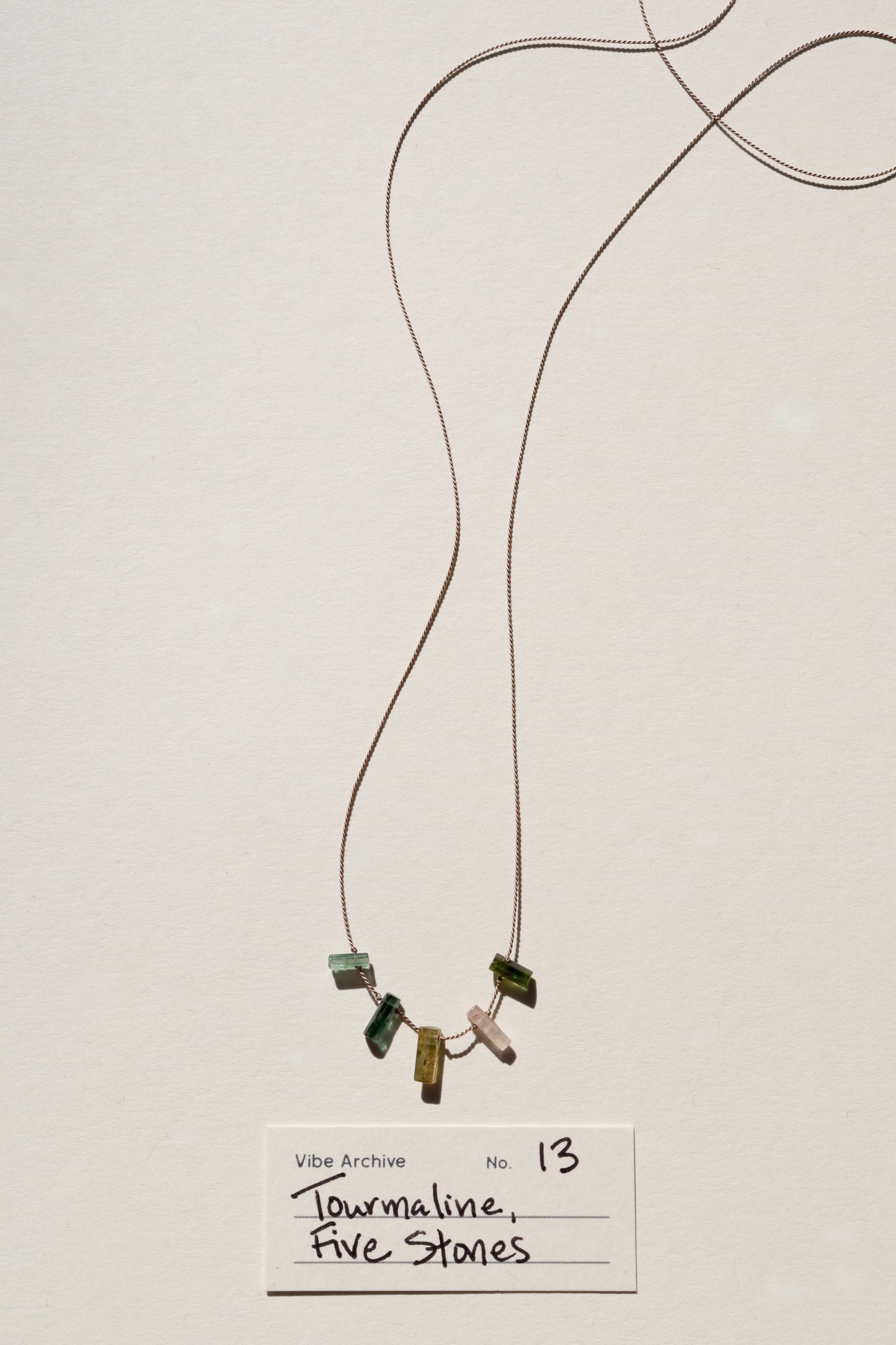 Tourmaline, Five Stone | Archive No. 13