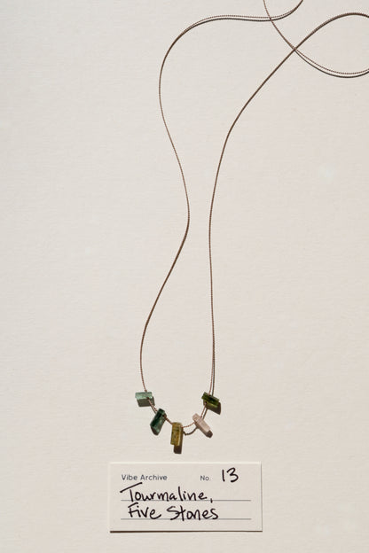 Tourmaline, Five Stone | Archive No. 13