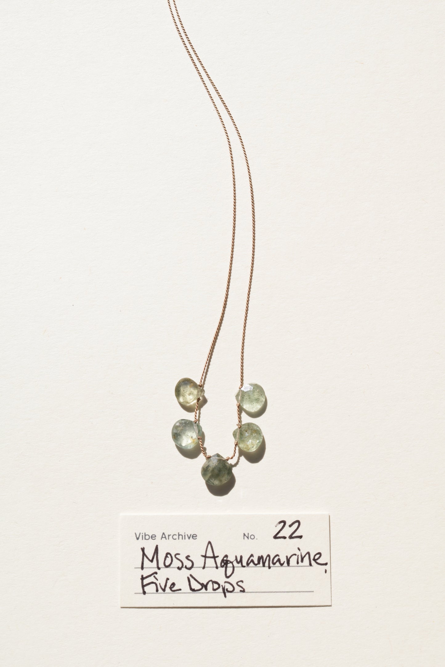 Aquamarine, Five Drops | Archive No. 22