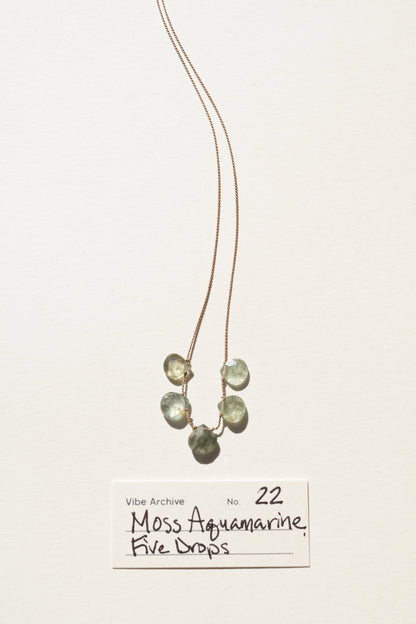 Aquamarine, Five Drops | Archive No. 22