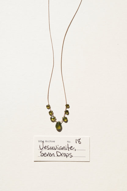 Vesuvianite, Seven Drops | Archive No. 18