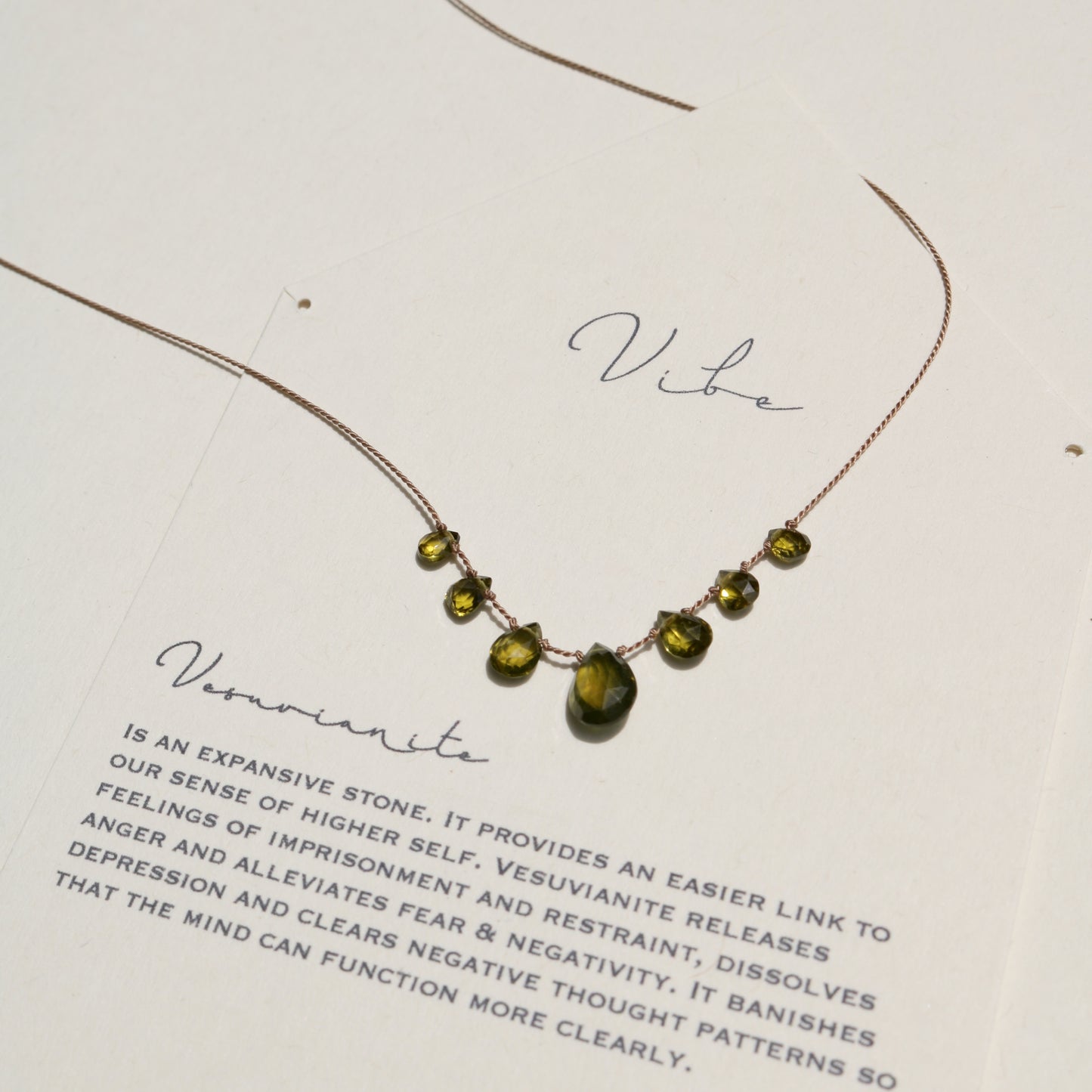 Vesuvianite, Seven Drops | Archive No. 18